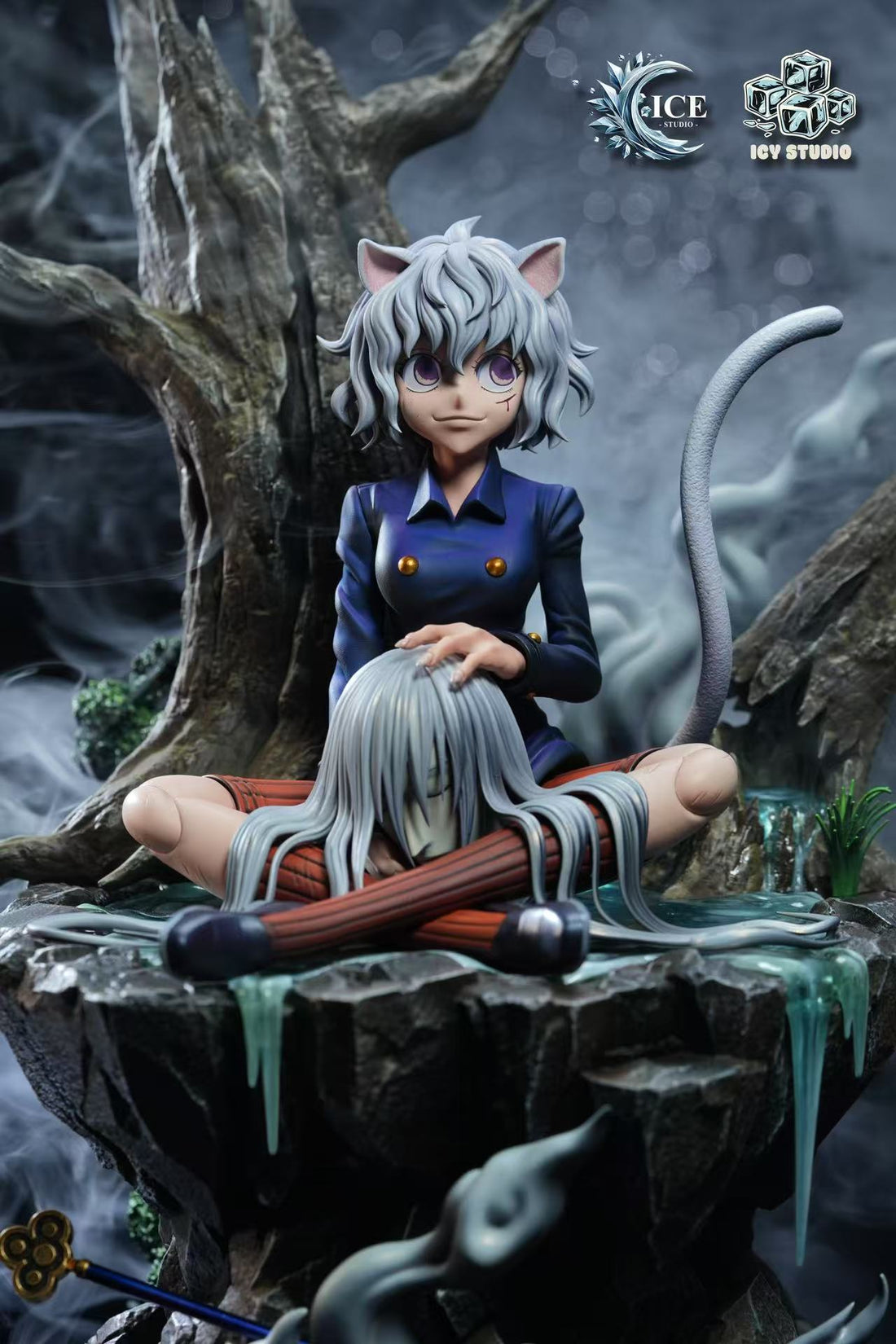 Hunter x Hunter Icy x Ice Studio Neferpitou x Kaito Resin Statue