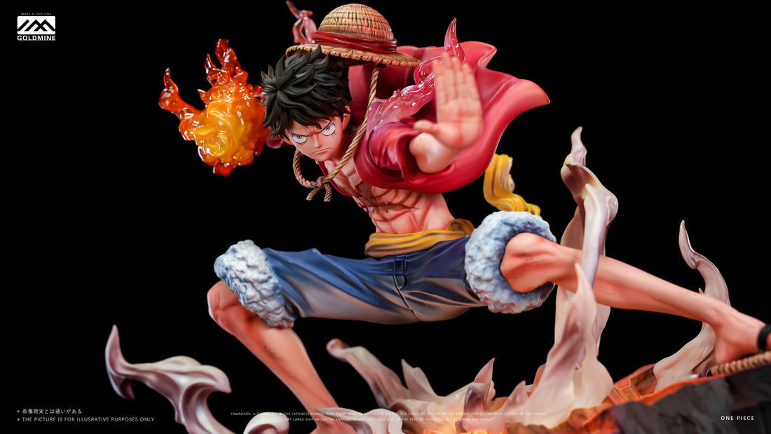One Piece GOLDMINE Studio Gear 2 Luffy Resin Statue