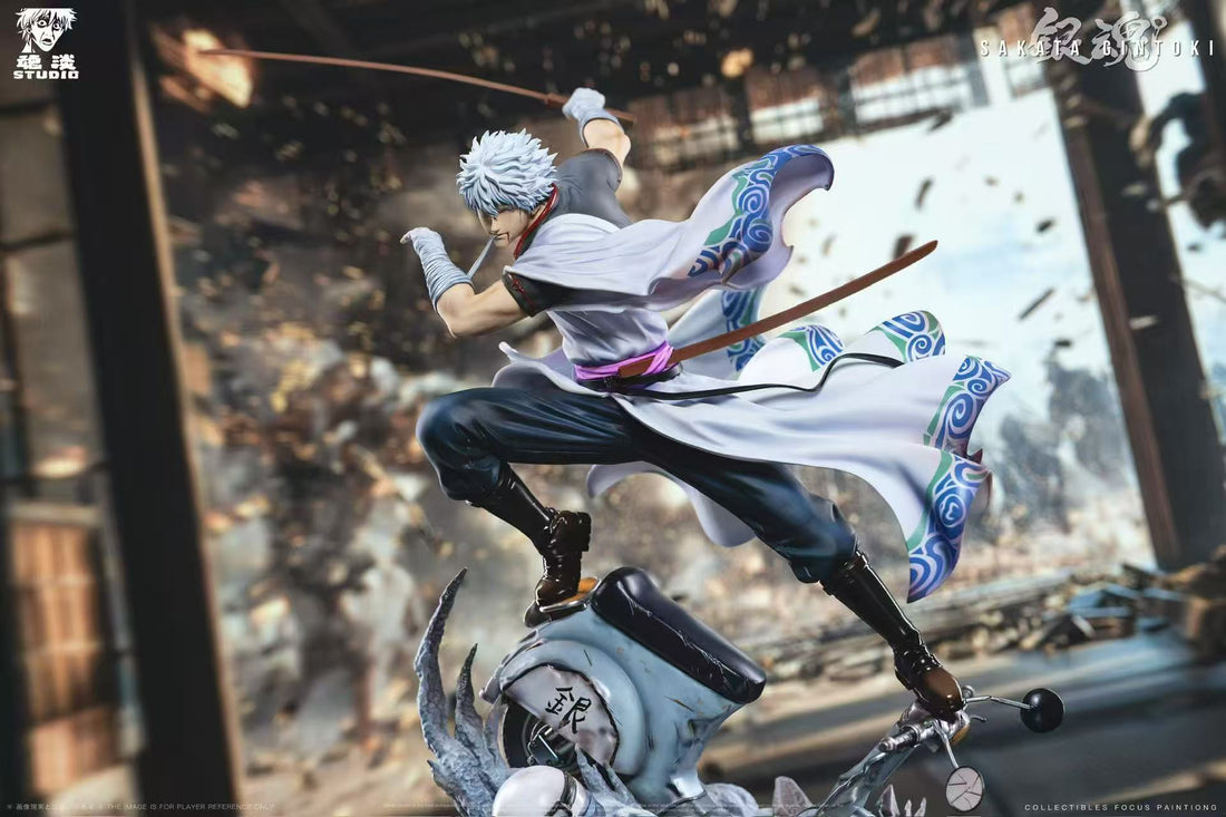 GinTama HunDan Studio Gintoki Sakata v2 Resin Statue