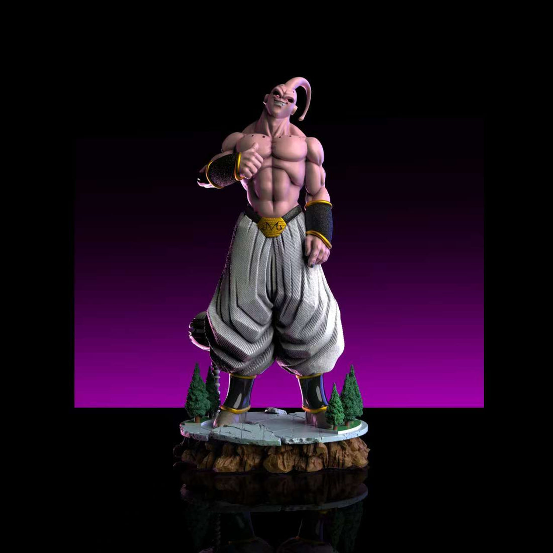 Dragon Ball JW Studio Big Super Buu Resin Statue