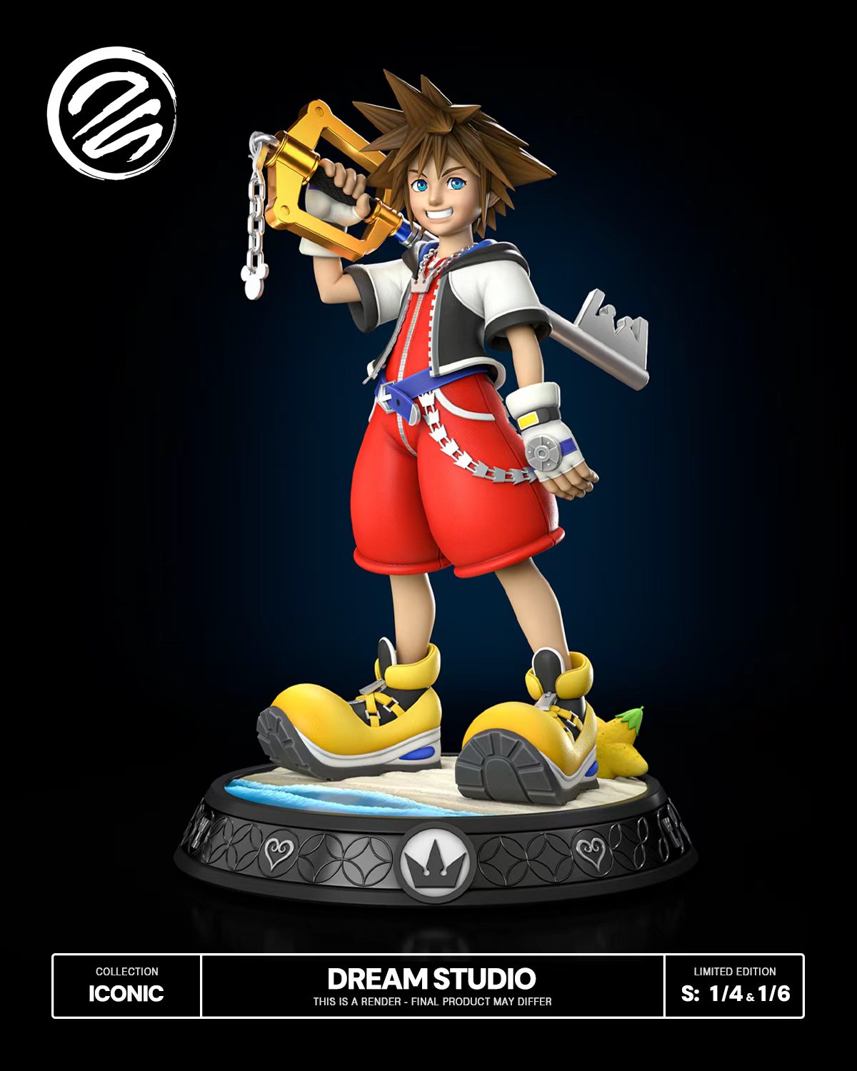 Kingdom Hearts Dream Studio Sora Resin Statue – ClubHouse Statues