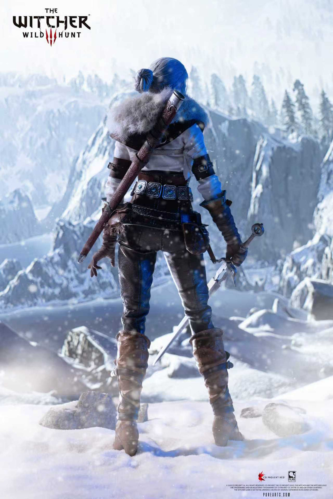 The Witcher 3 Pure Arts Studio The Wild Hunt Ciri of the Cintra Articulated Licensed Figure