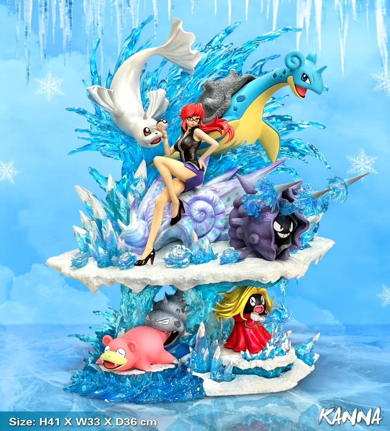 Pokemon EGG Studio Lorelei Kanna Resin Statue