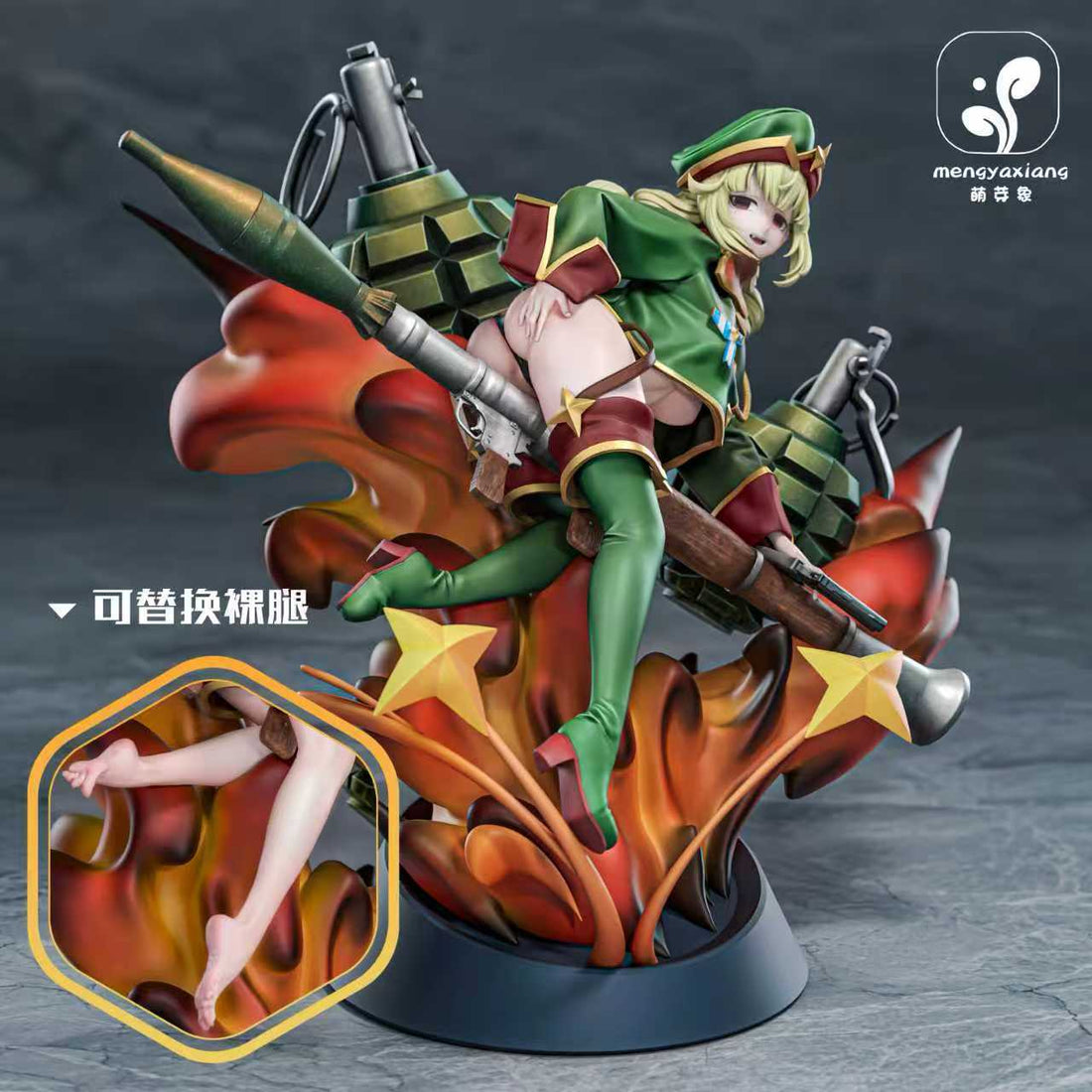 Gushing Over Magical Girls Meng Ya Xiang Studio Kiwi Araga Resin Statue