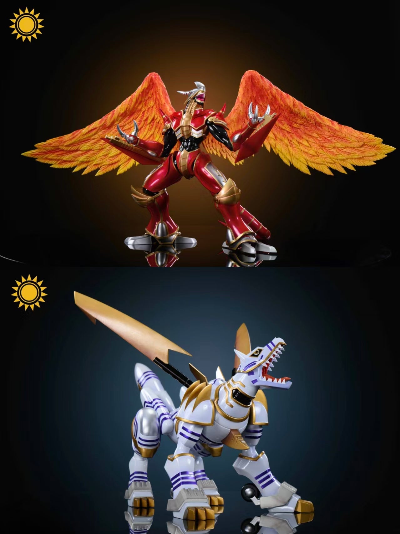 デジモン Sun-STUDIO スカルサタモン フィギュア Digimon Sun Toys Studio Vritramon x Garummon Resin Statue