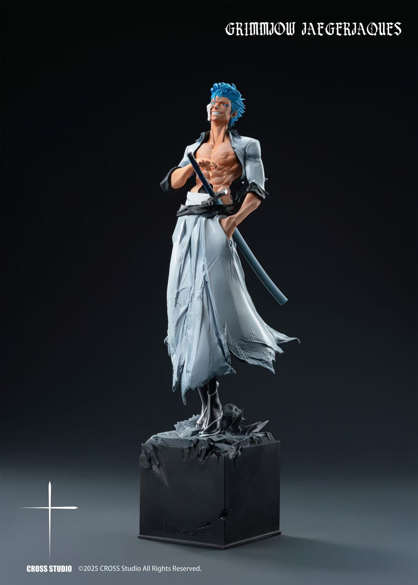 死神 BLEACH Bleach Cross Studio Grimmjow Jaegerjaques Resin Statue – ClubHouse