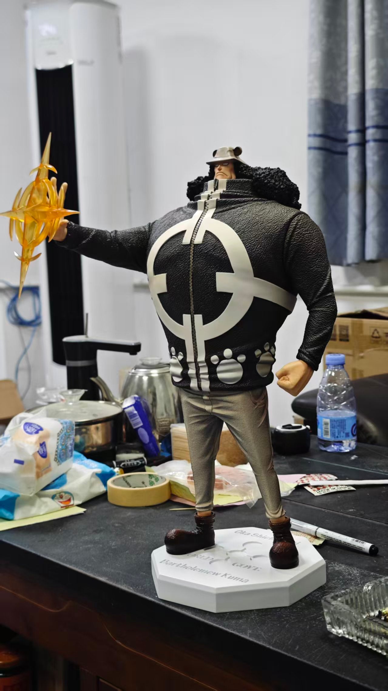 motto_kuma / Black モットクマ One Piece Long Hu Studio x Ghost Studio Bartholomew Kuma x Jewelry