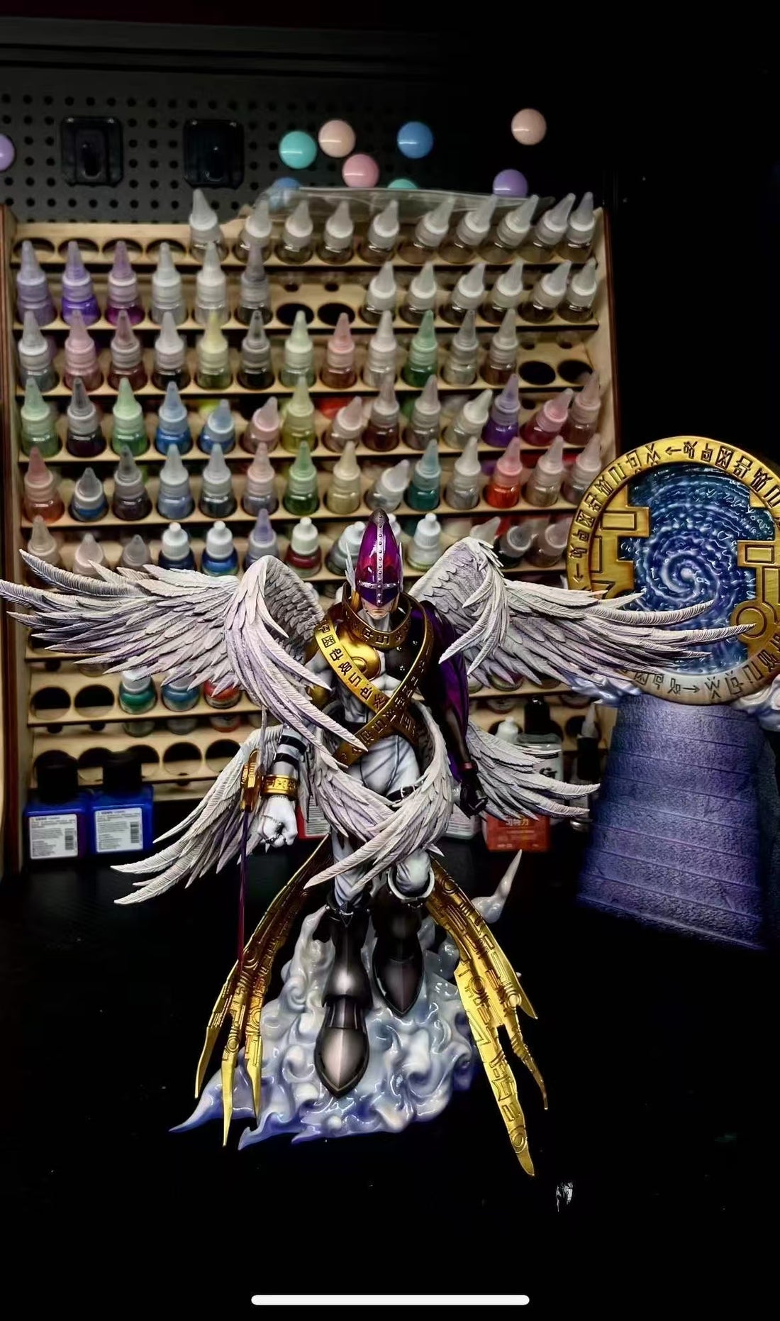 Digimon Soar Studio Holy Angemon Resin Statue