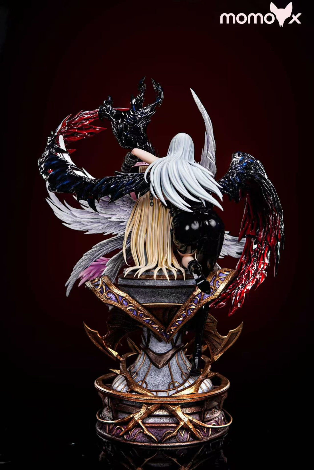 Digimon Momox Studio Lady Devimon X Angewomon Resin Statue