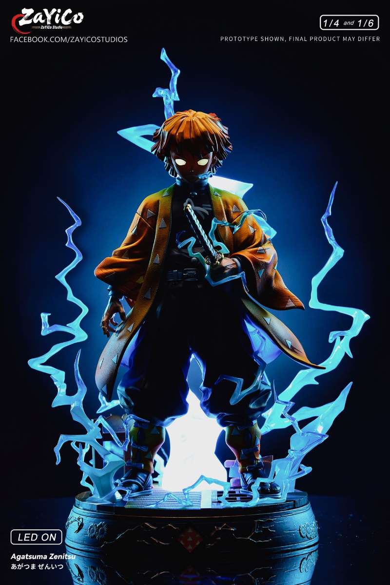 Demon Slayer Zayico Studio Zenitsu Agatsuma Resin Statue