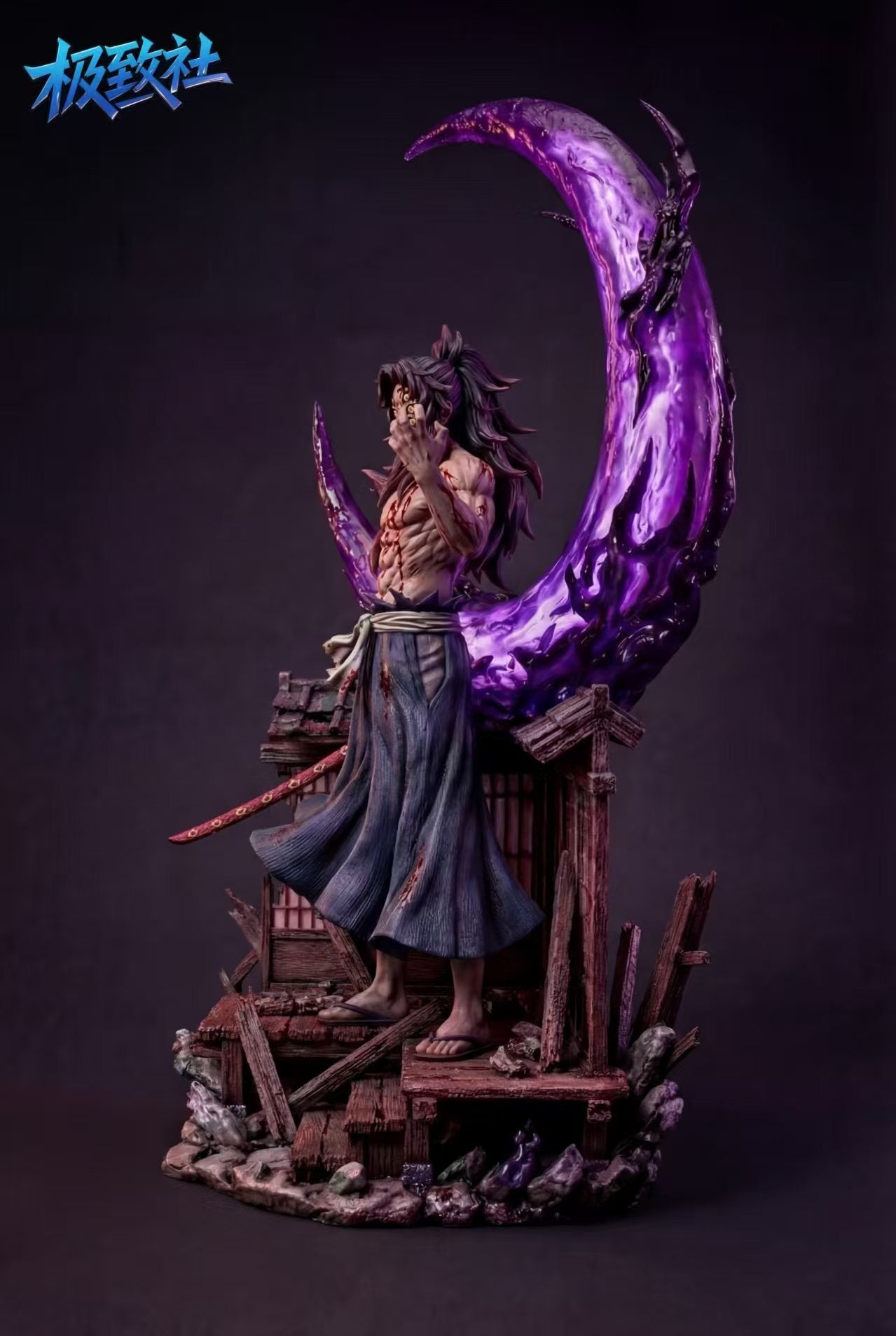 kokushibaページ Demon Slayer JiZhiShe Studio Kokushibo – ClubHouse Statues