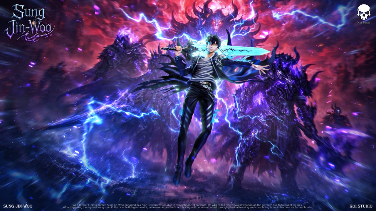Solo Leveling KOI Studio ung Jin Woo – ClubHouse Statues