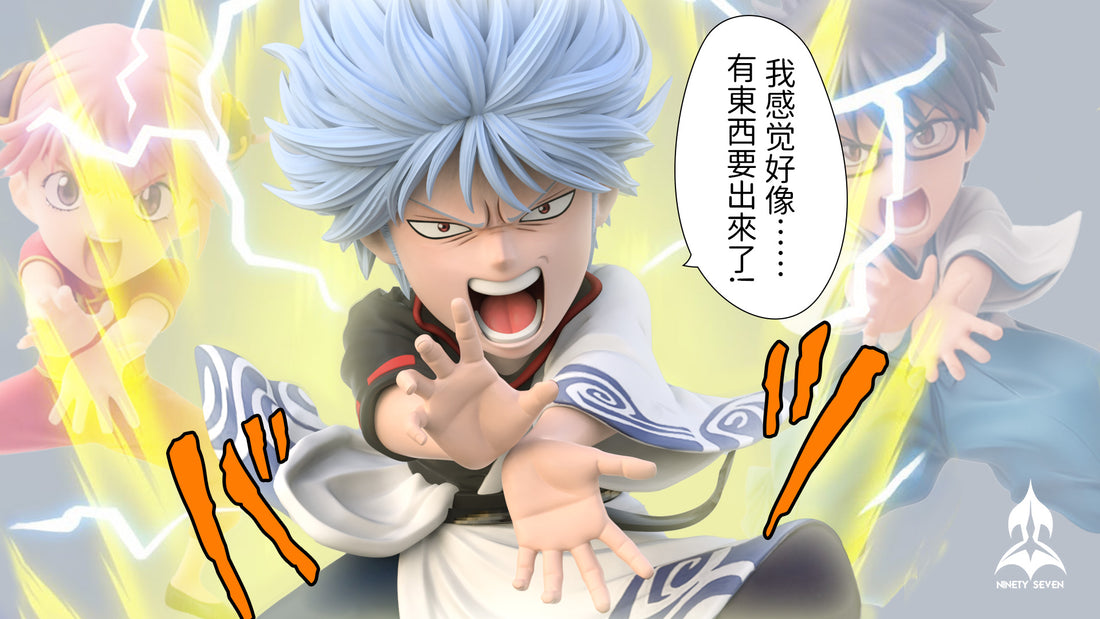 Gintama Ninety Seven Studio Yorozuya Trio Resin Statue