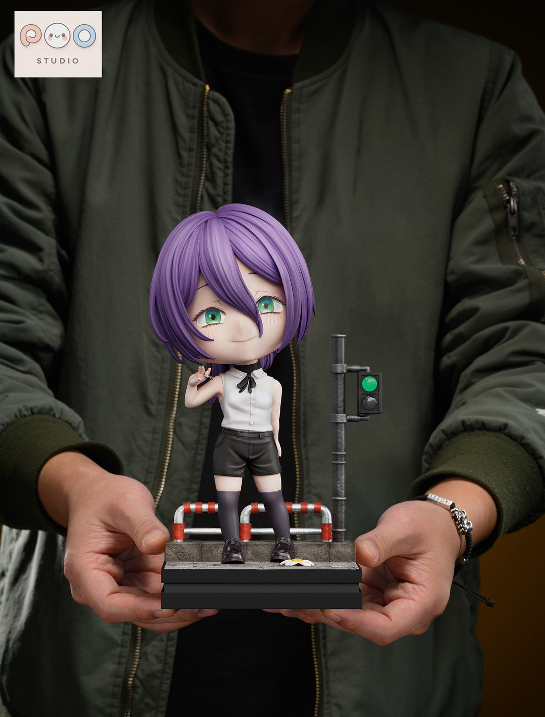 Chainsaw Man Popo Studio Cute Reze Resin Statue