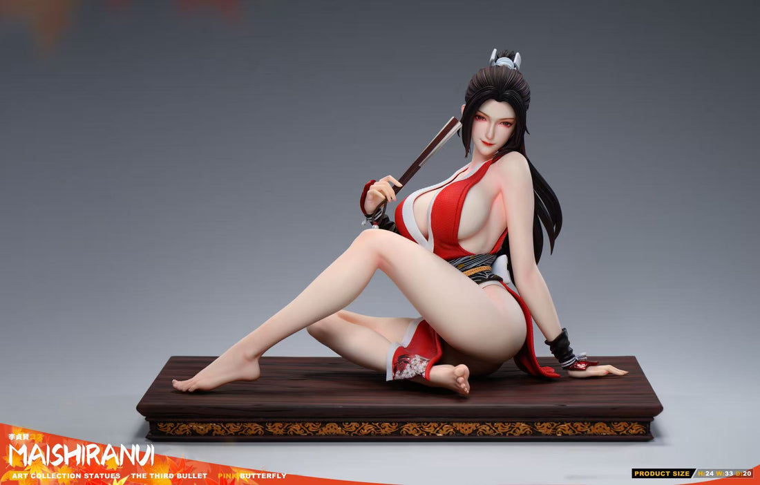 The King of Fighters Pink Butterfly Studio Mai Shiranui Resin Statue