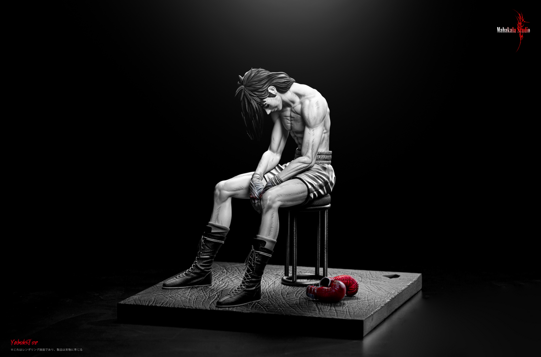 Ashita no Joe Mahakala Studio Burning Yabuki Joes Death Resin Statue