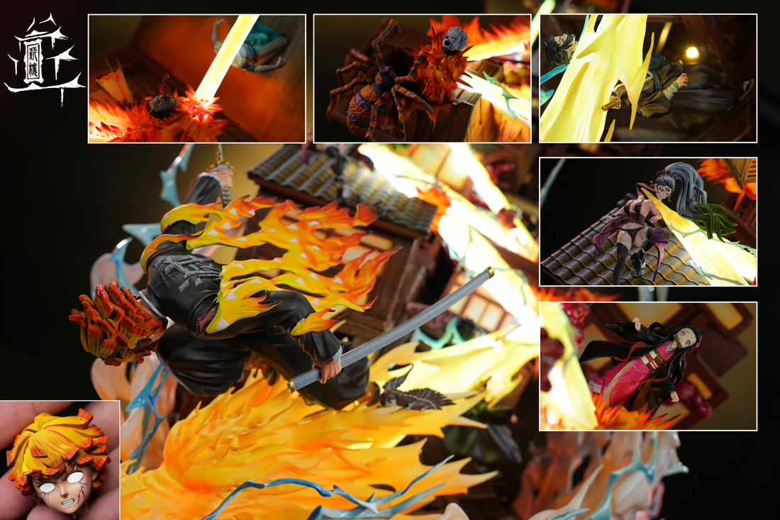 Demon Slayer XinLou Studio Infinity Castle Agatsuma Zenitsu Resin Statue