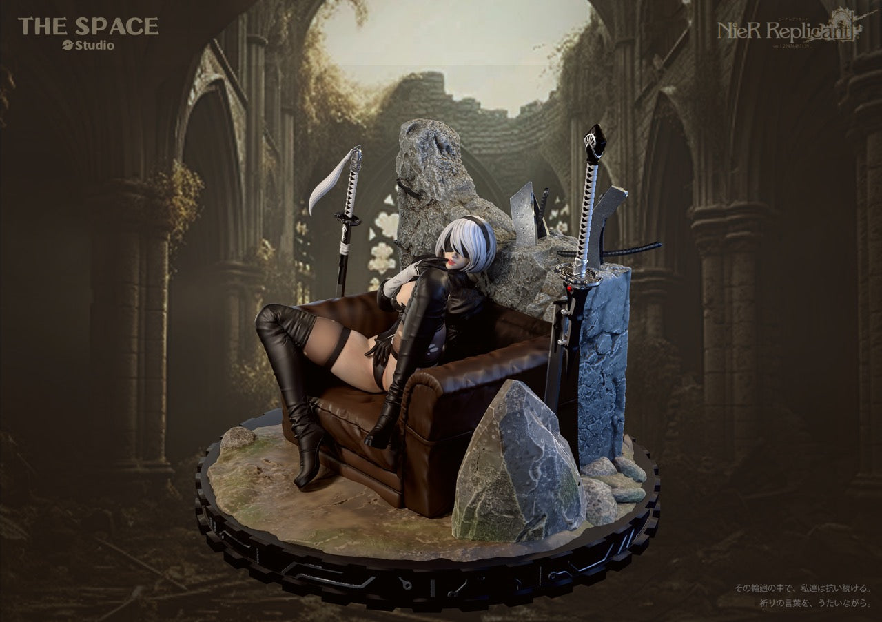 NieR Automata The Space Studio 2B V2 – ClubHouse Statues