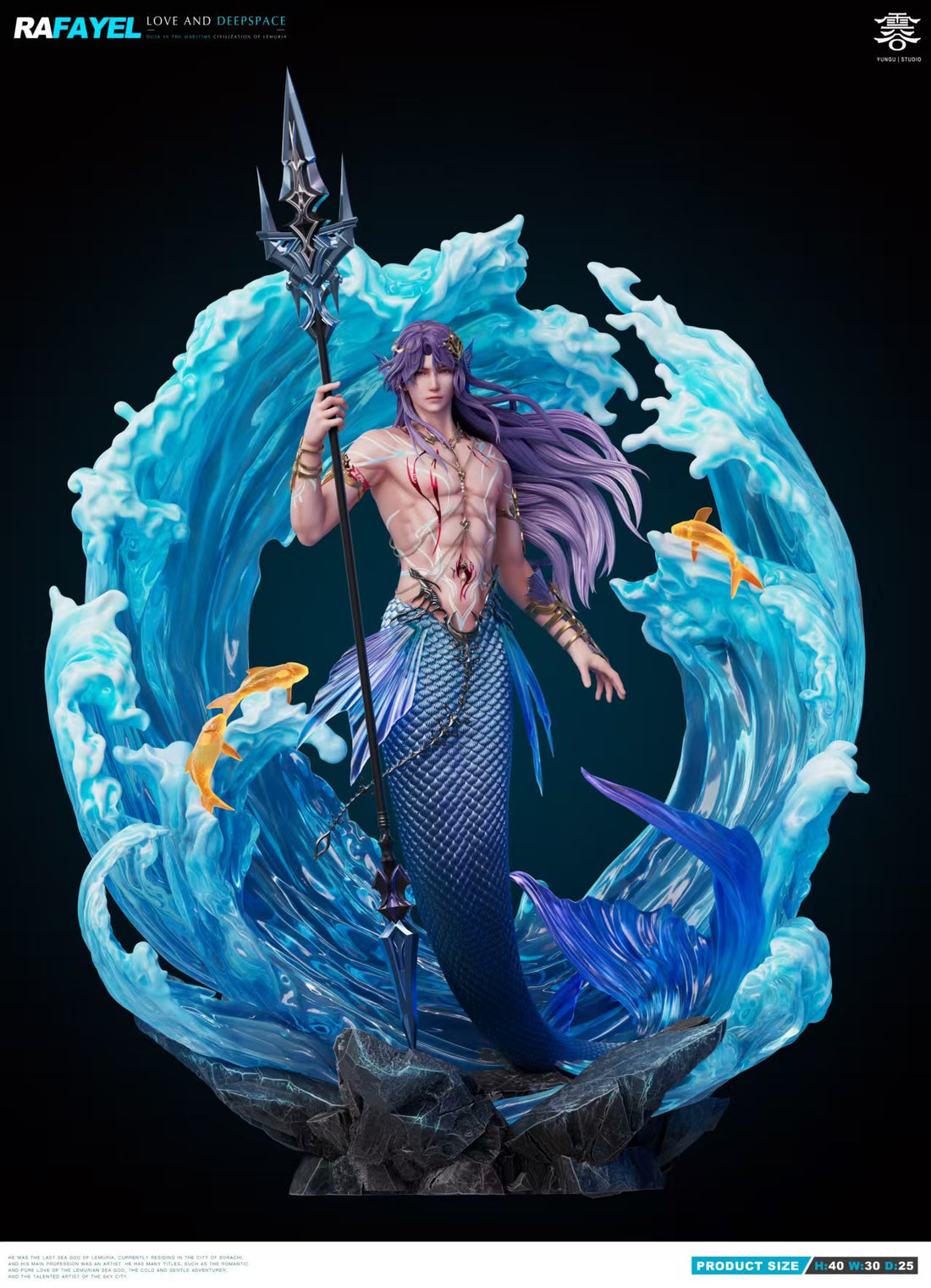 Love and Deepspace YunGu Studio Rafayel Resin Statue