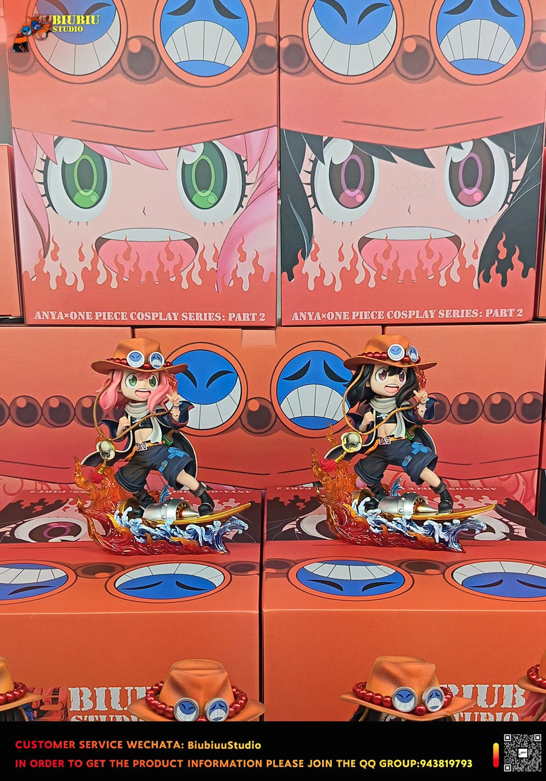 Spy x Family Biubiu Studio Anya cosplay Ace Resin Statue