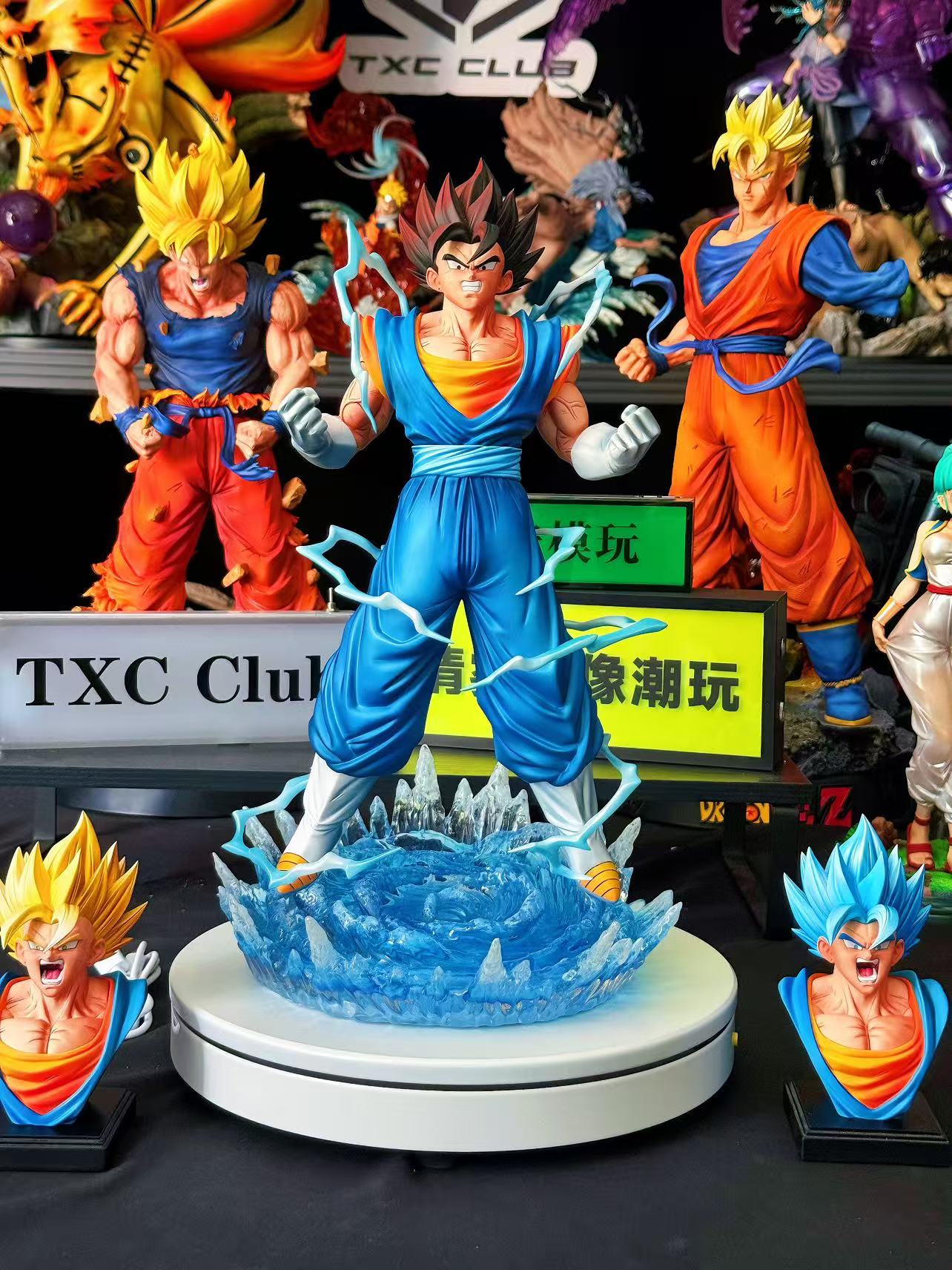 コミック・アニメ DRAGONBALL Z FUSION COLLECTION VEGITO Dragon Ball Fusion x Force Studio Super Vegito – ClubHouse Statues