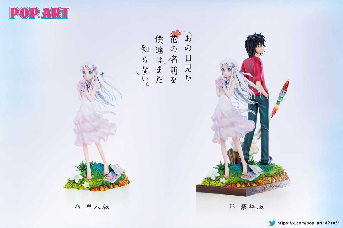 Anohana The Flower We Saw That Day POP ART Studio Menma x Jintan Resin Statue