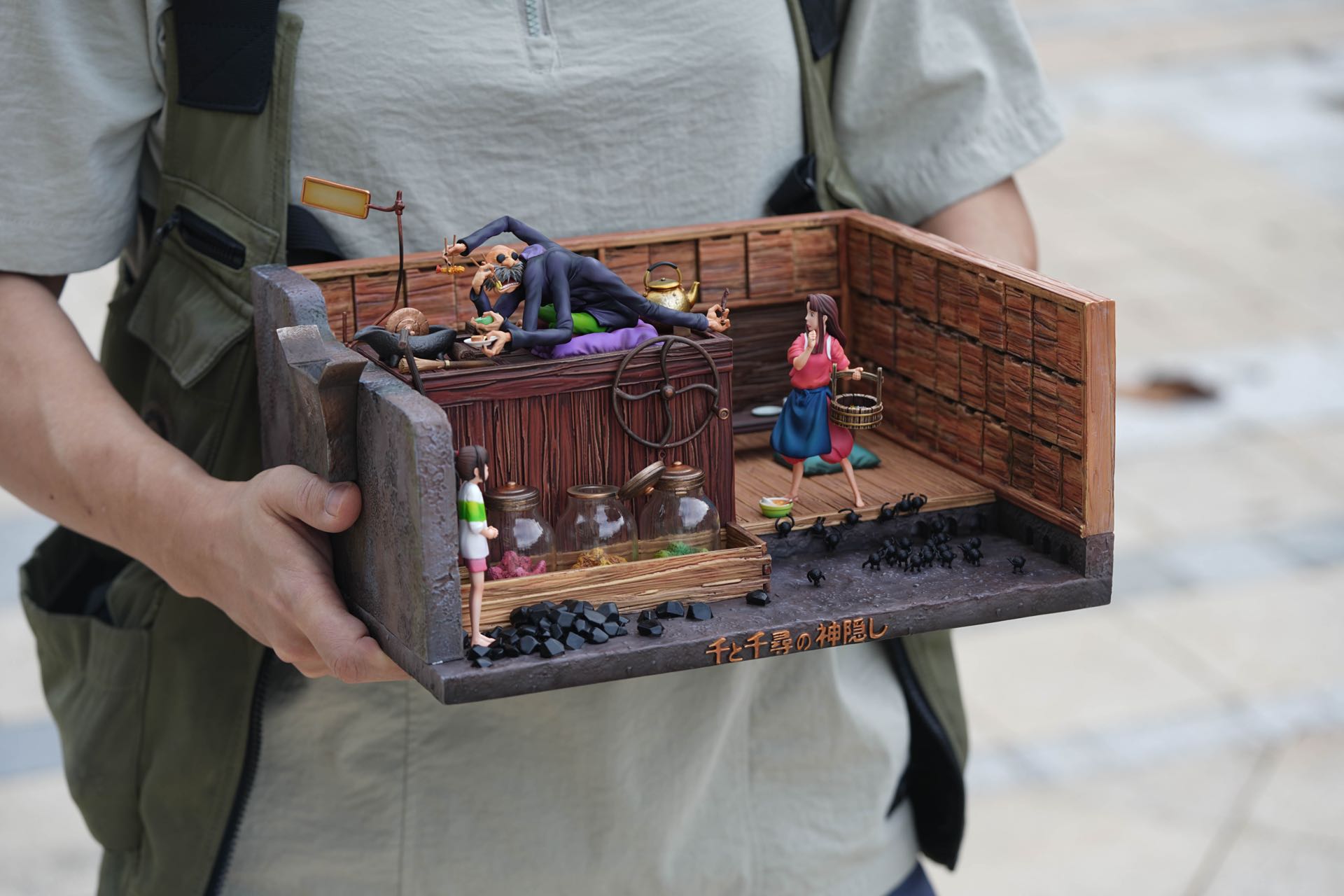 ジャンボ尾崎監修 J Dream マンブリ MANBURI Spirited Away OPM Studio Chihiro x Kamaji x Lin – ClubHouse Statues