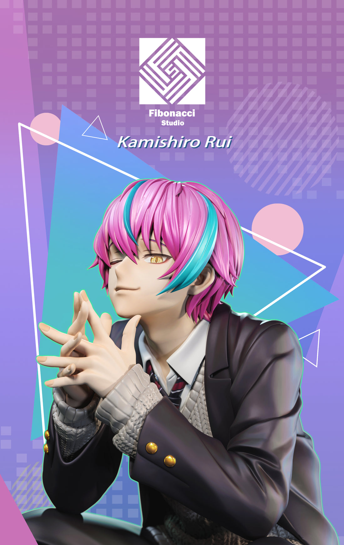 Project Sekai Fibonacci Studio Kamishiro Rui Resin Statue