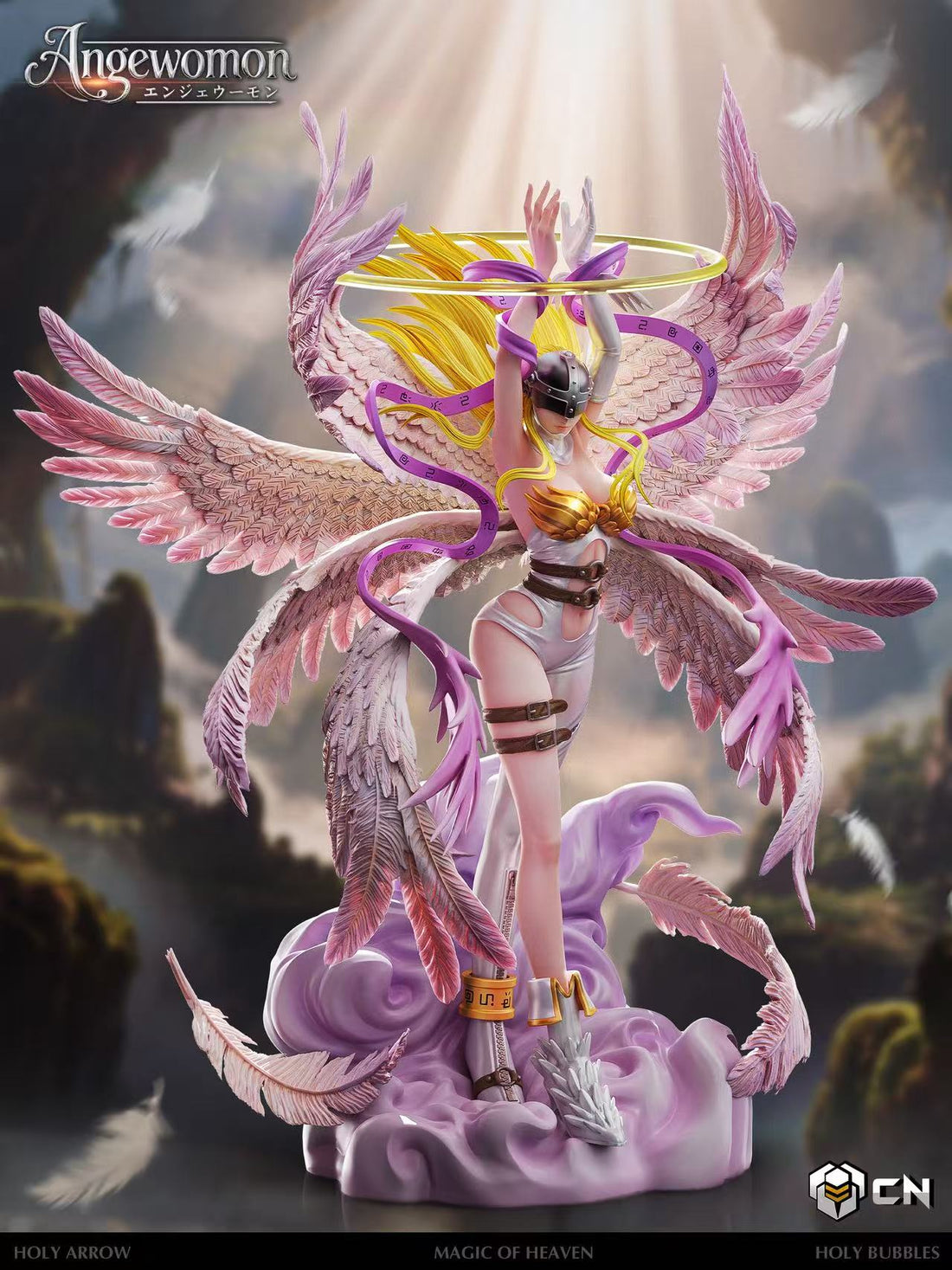Digimon Crazy Nest Studio Angewomon Resin Statue