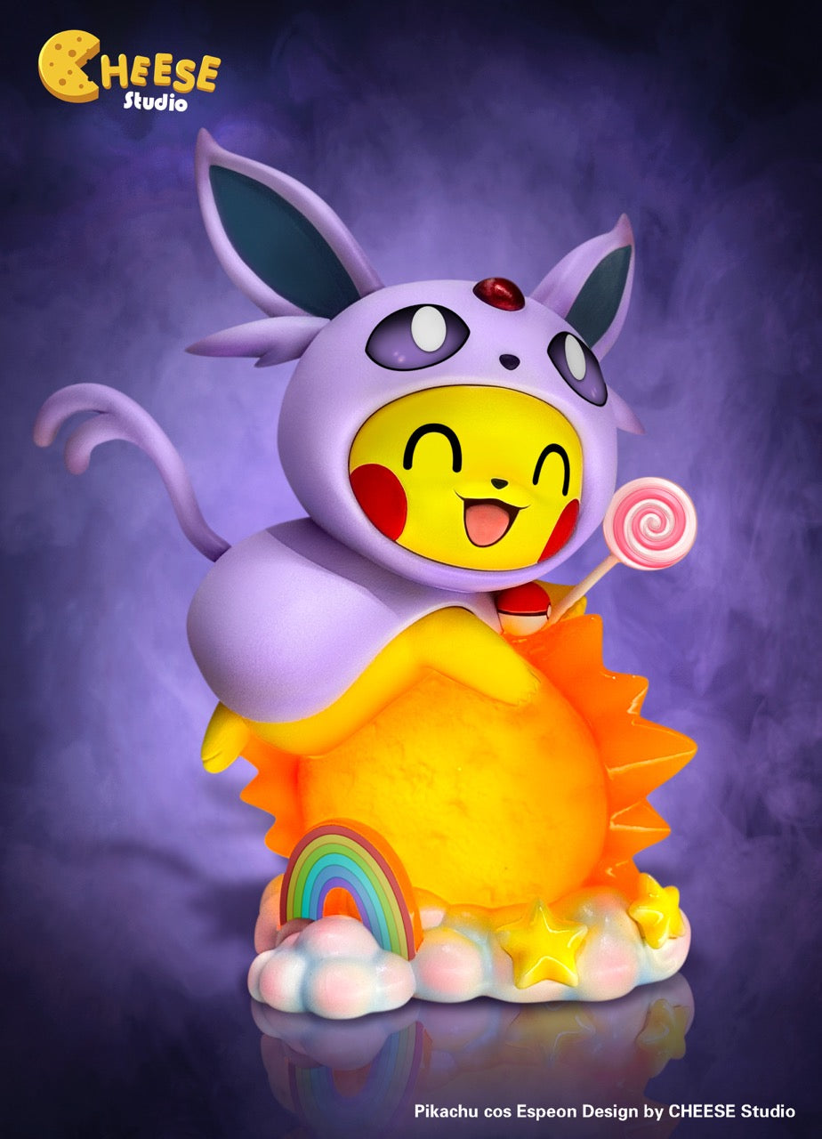 Pokemon CHEESE Studio Pikachu Cos Espeon x Sylveon – ClubHouse Statues