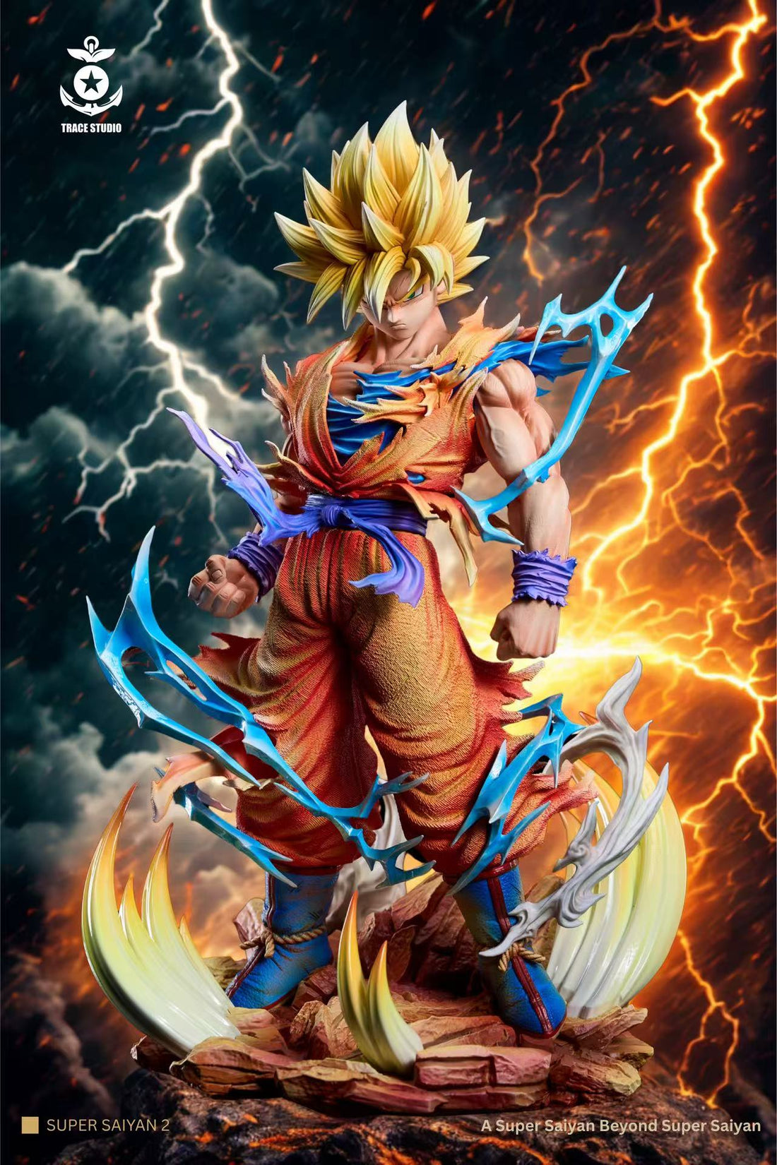 Dragon Ball Trace Studio Goku SSJ2 Resin Statue