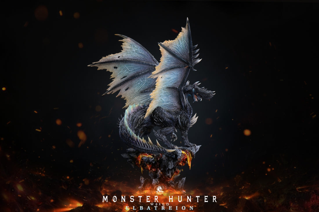 Monster Hunter Dragon Realm Studio Alatreon Resin Statue
