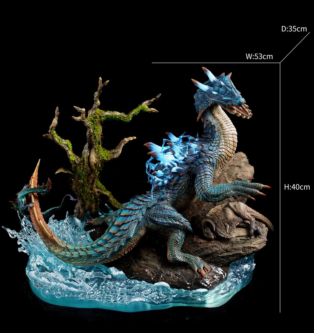 Monster Hunter Dragon Frontier Studio Lagiacrus﻿ – ClubHouse Statues