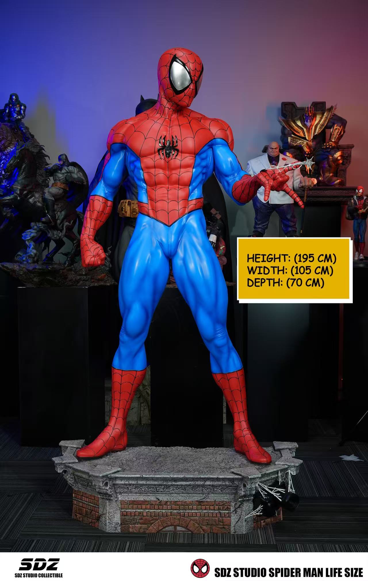 Marvel SDZ Studio Spider Man Life Size – ClubHouse Statues