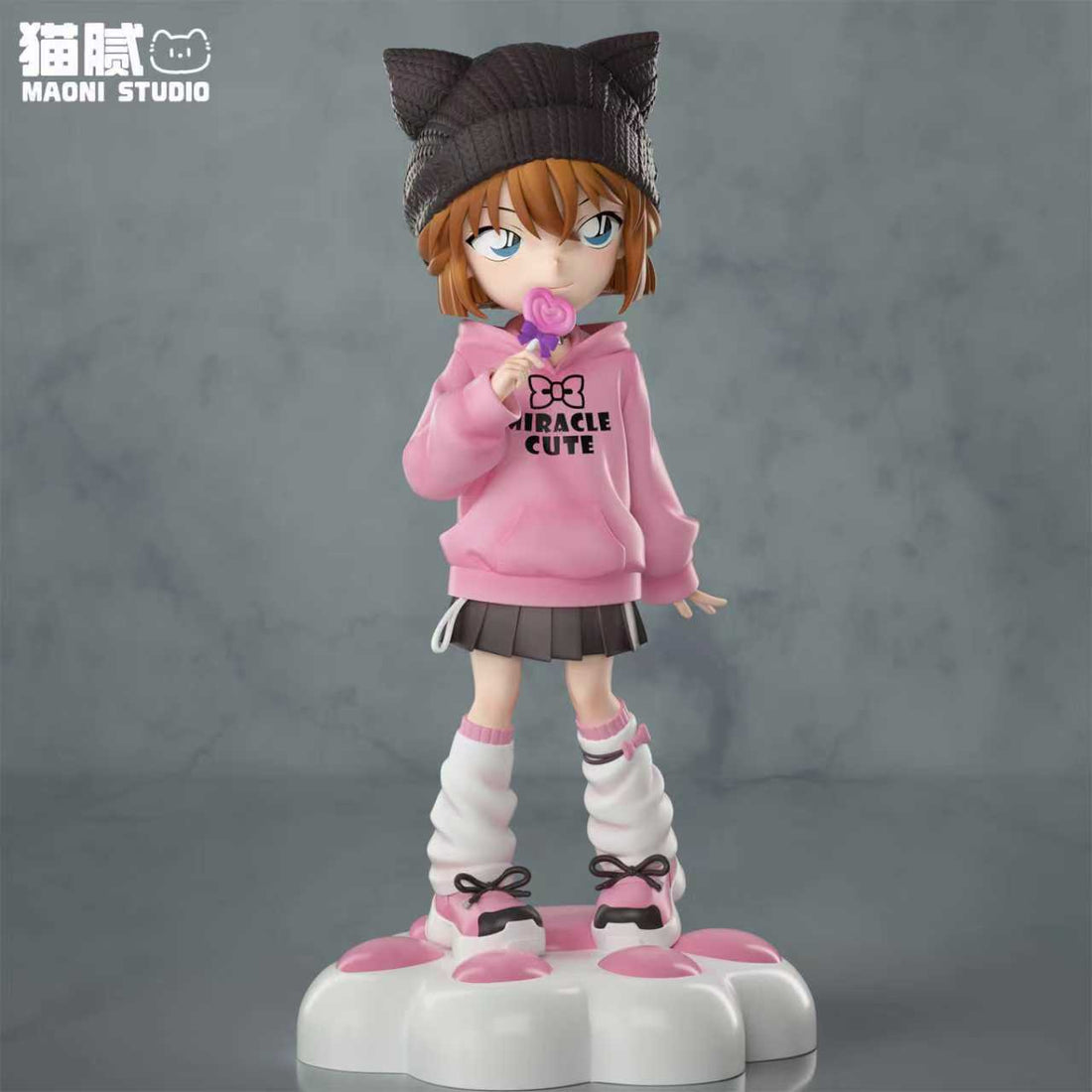 Detective Conan Maoni Studio Cat Ear Ai Resin Statue