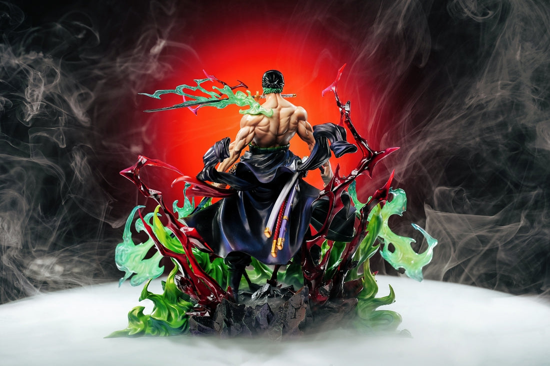 One Piece LX Studio x SY Studio Zoro King of Hell Resin Statue
