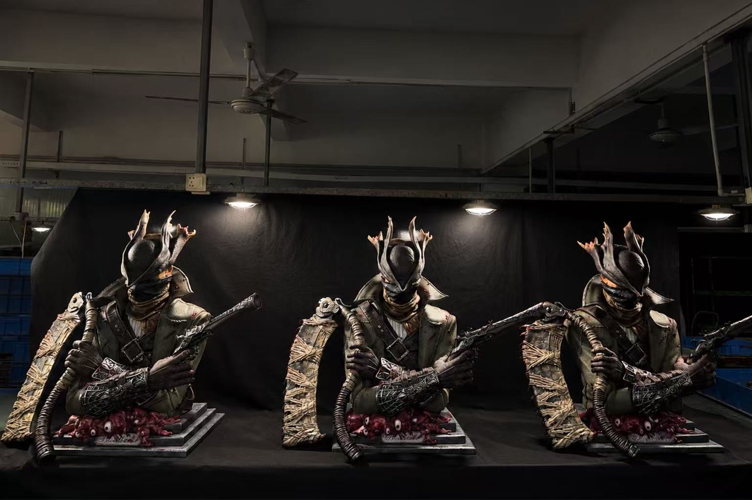 Bloodborne Panda Studio Meat Saw x Hunter Pistol Hunter Bust