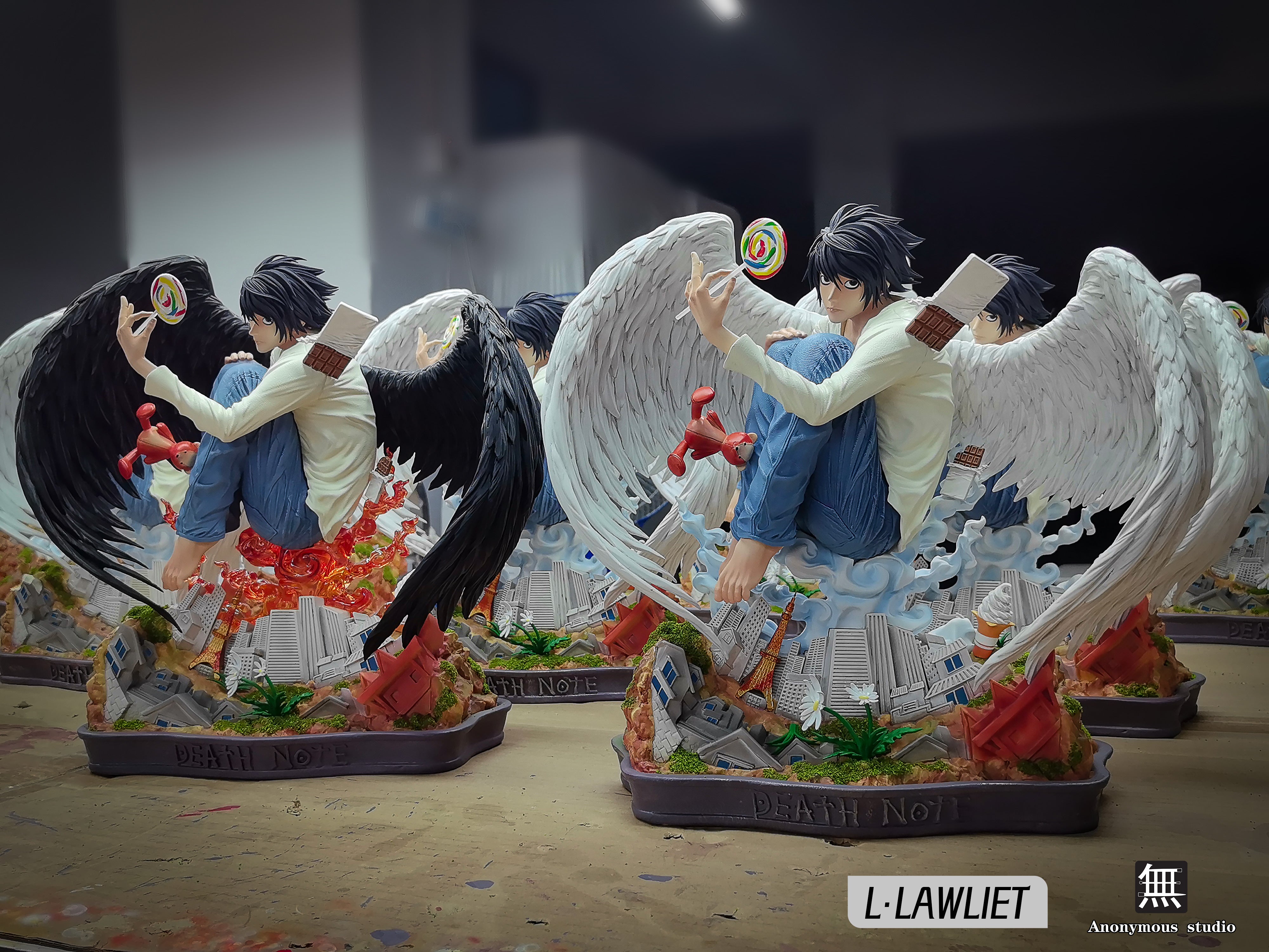 Death Note Anonymous Studio L Lawliet Resin Statue – ClubHouse Statues