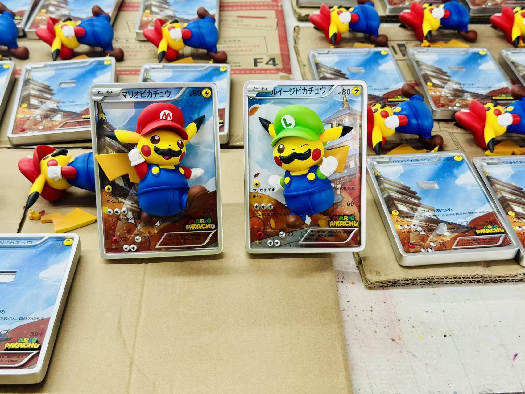 Pokemon Geisha Studio Mario Pikachu x Luigi Pikachu – ClubHouse Statues