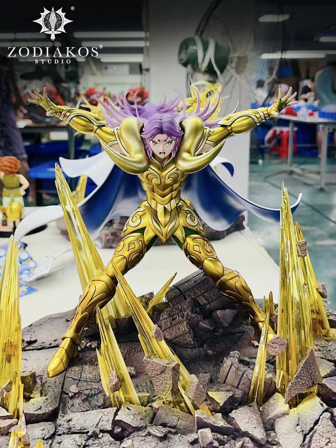 Saint Seiya Zodiakos Studio Mu Aries Licensed Resin Statue