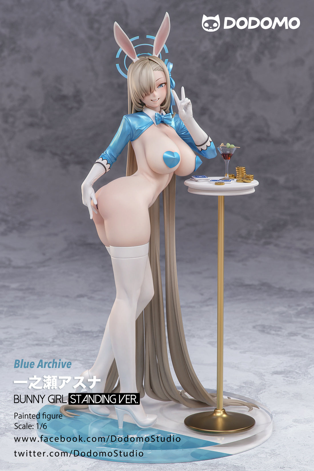 Blue Archive Dodomo Studio Standing Ichinose Asuna Resin Statue