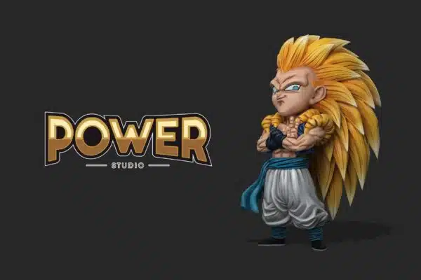 Dragon Ball Power Studio Gotenks SSJ3 Resin Statue
