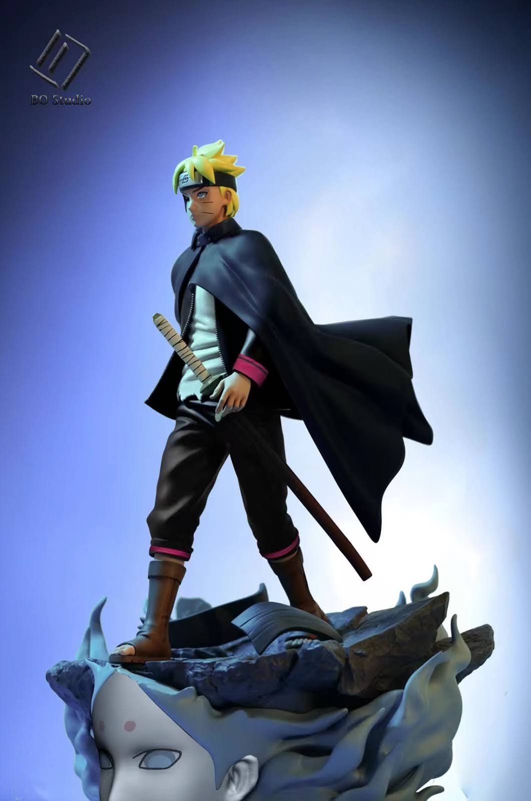 Naruto Bo Studio Uzumaki Boruto Resin Statue