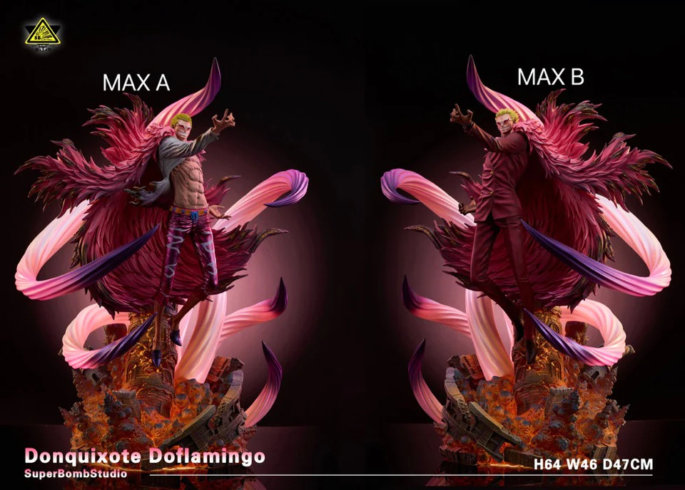 One Piece Super Bomb Studio Donquixote Doflamingo Resin Statue