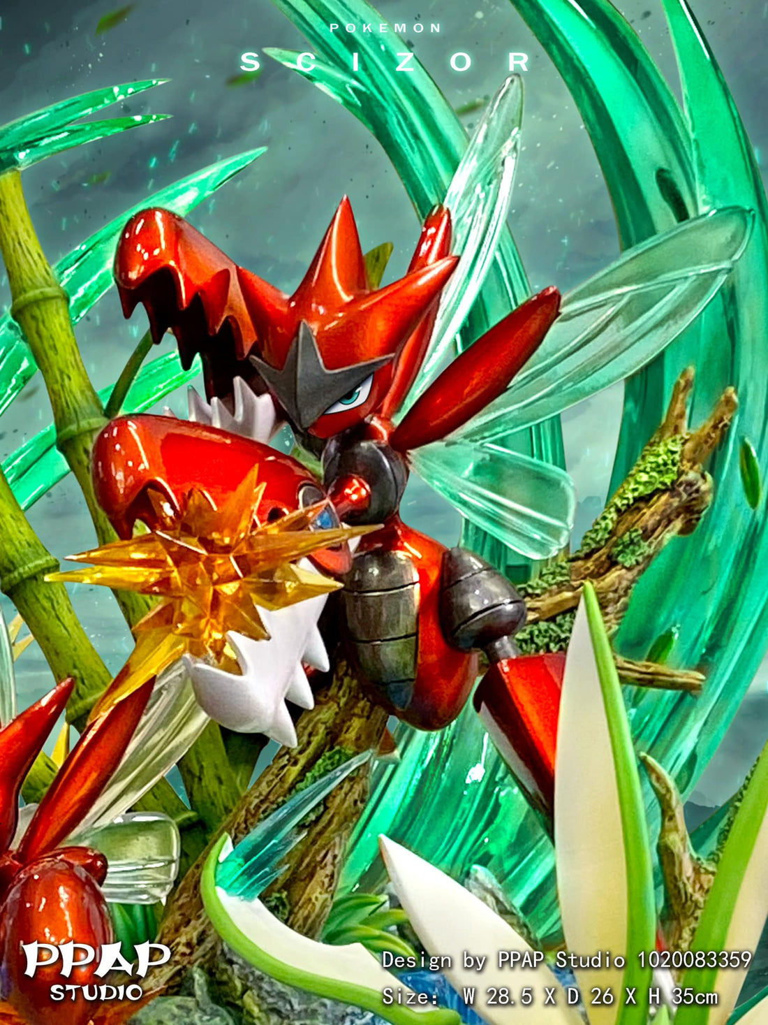 Pokemon PPAP Studio Scizor Resin Statue