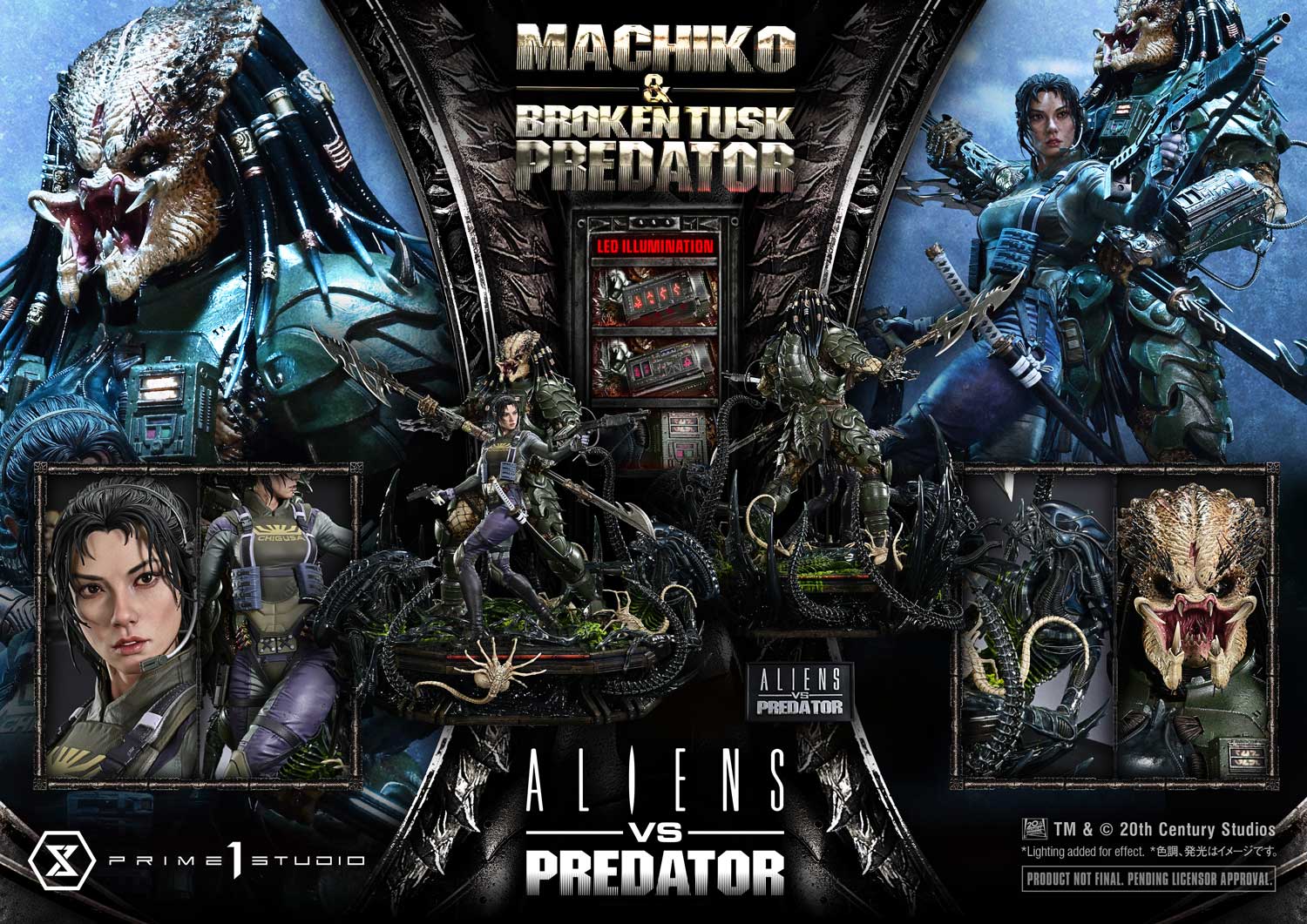 Aliens vs Predator Prime 1 Studio Machiko x Broken Tusk Predator