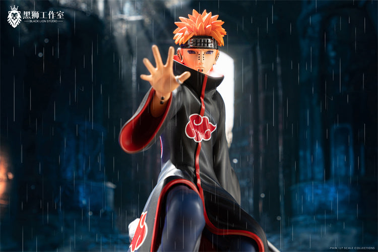 Naruto Black Lion Studio Pain Akatsuki Sitting Resin Statue