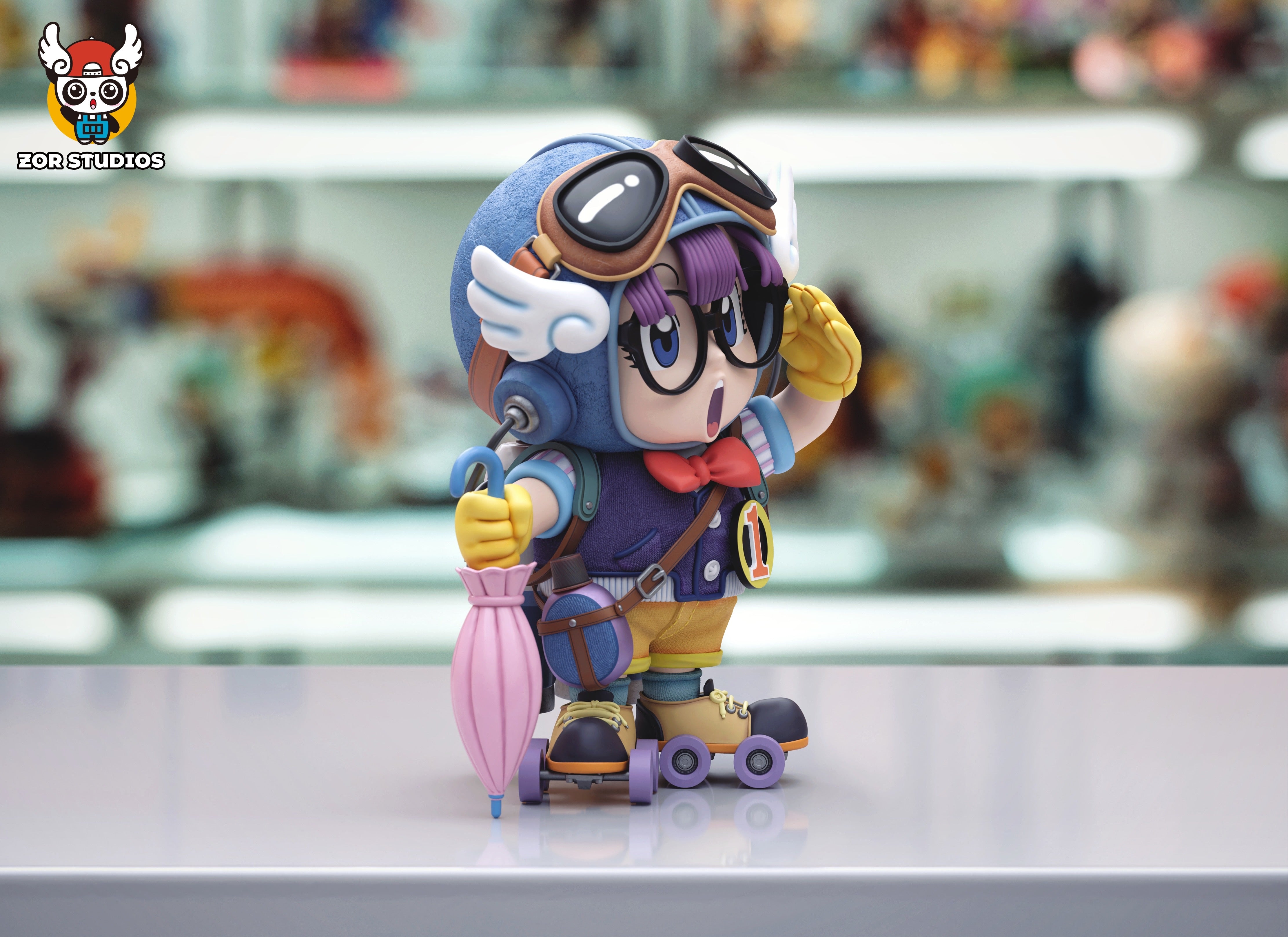 Dr Slump ZOR Studio Arale Pilot Resin Statue – ClubHouse Statues