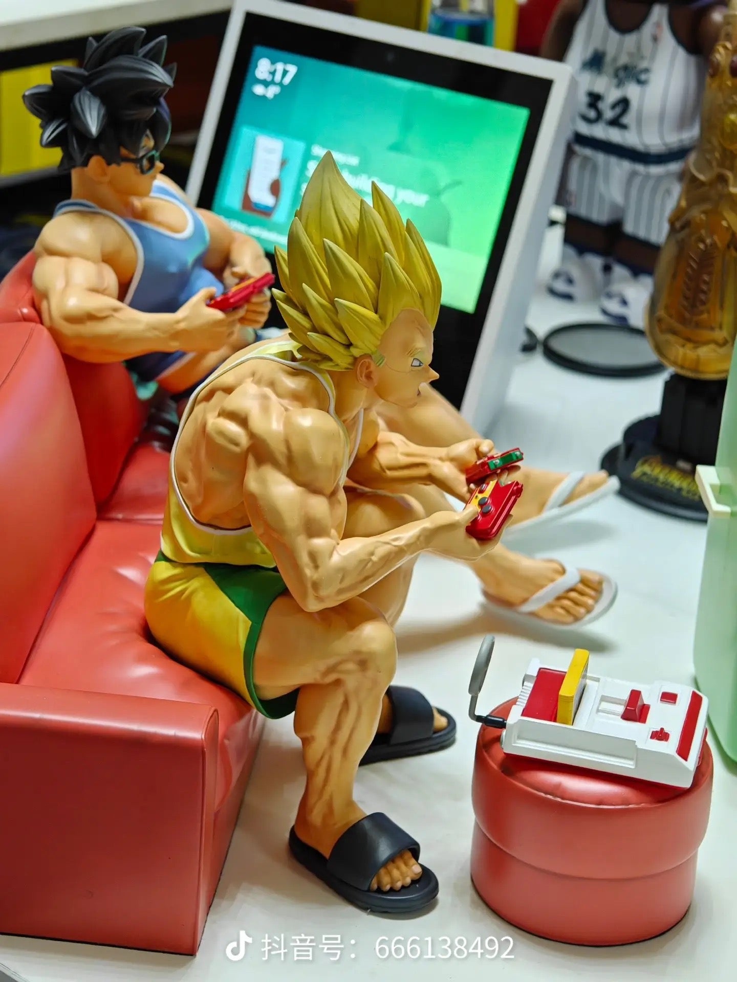 ドラゴンボール - こぶたさん専用 Dragon Ball FuzzFeet Studio Goku x Vegeta Gaming Resin
