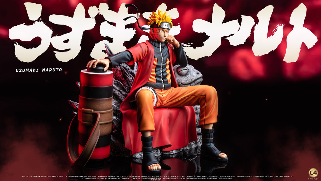 Naruto C4 Studio Naruto Sitting Sage Mode Resin Statue